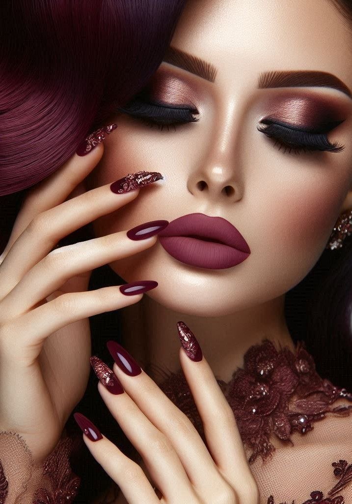 Professional beauty work by Lavanya Manchu - Glamour makeup and nail art